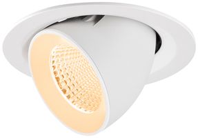 LED-Downlight SLV NUMINOS GIMBLE M 12W 1700lm 2700K MB DALI Ø135×95 weiss
