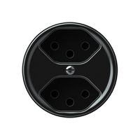 Steckdose origin 2×Typ 13 10A 230V 60×60mm schwarz