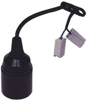 Baustellenfassung Demelectric Profi Anschlusselement und E27 Kunststoff sz