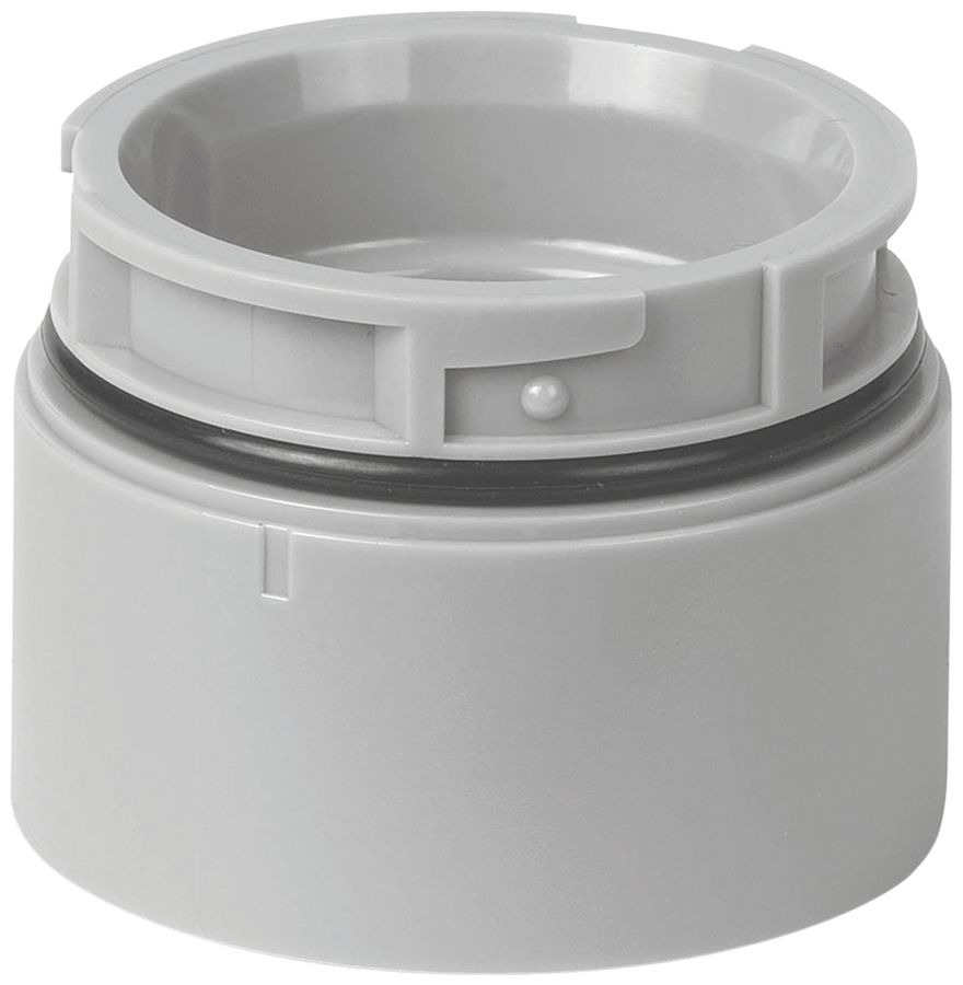 Adapter für Bodenmontage WERMA BWM, grau