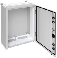 Armadio murale Hager univers con porta piena CP I IP55 800×550×275mm RAL 7035