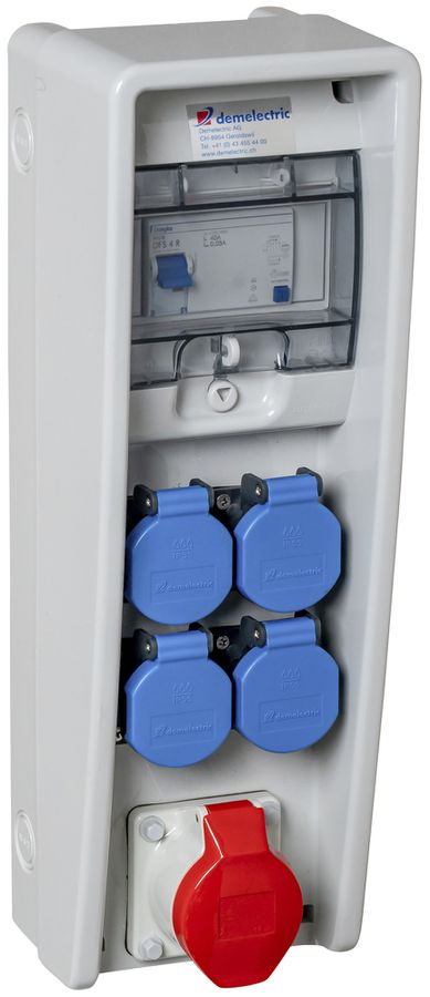 Stromverteiler DEM DB33738 40A 1×FI 4×T23 1×16A