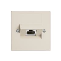 Inserto per presa di raccordo INC 1×RJ45/s 4P ITplus EDIZIOdue crema