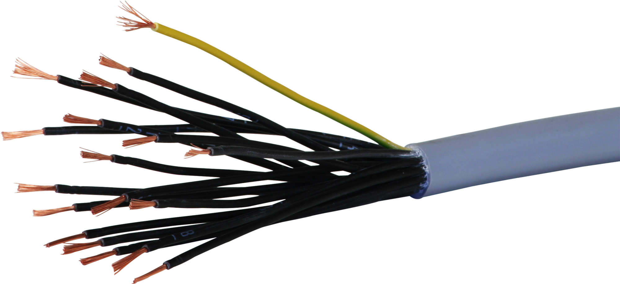 Steuerkabel LiYY 18×0.75mm² nummeriert grau