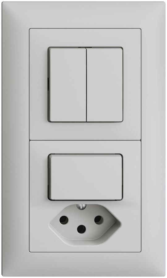 UP-Kombination EDIZIOdue 1/1P+3/T13 hellgrau