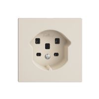 UP-Steckdose EDIZIOdue T25 16A crema, Schraubklemmen