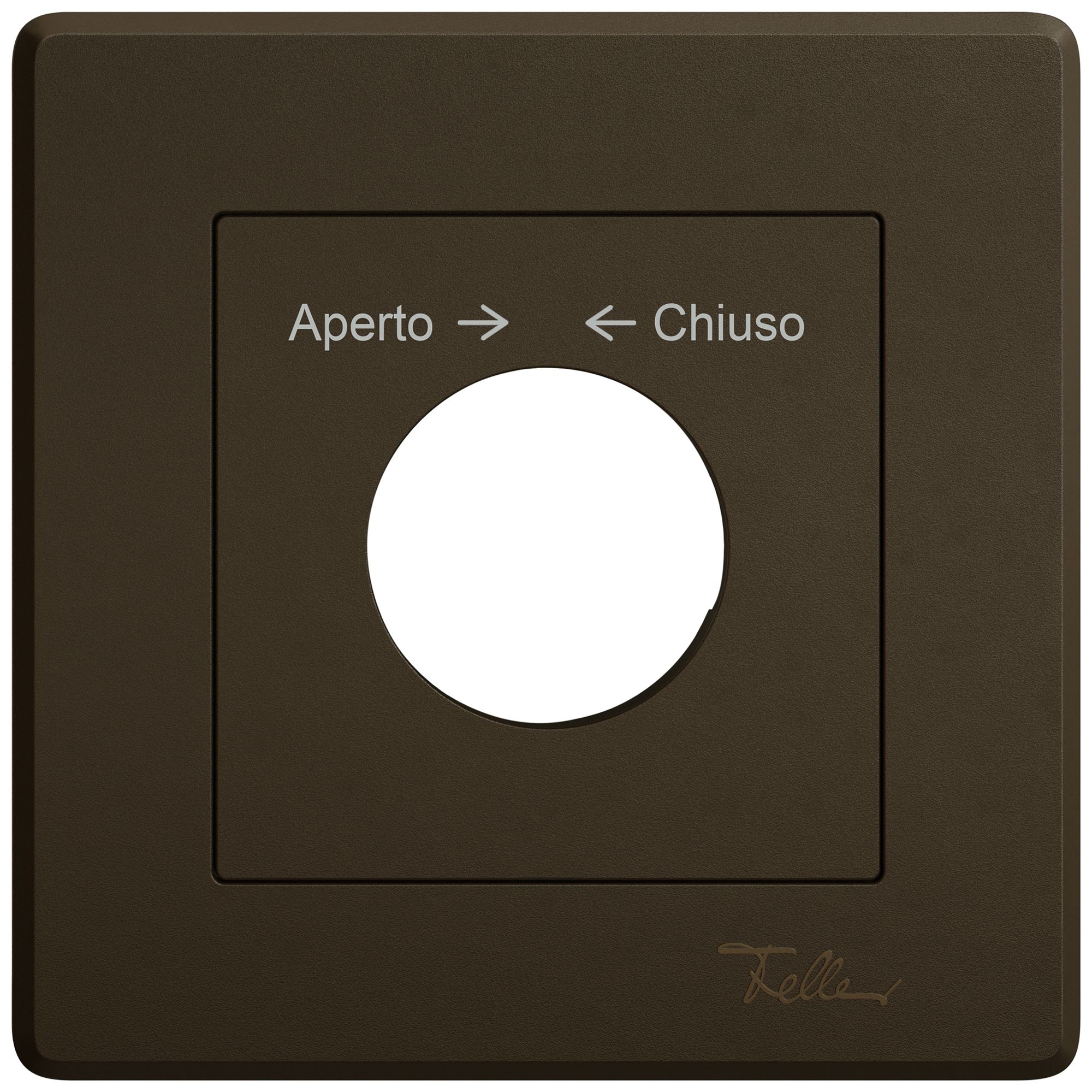 UP-Montageset EDIZIO.liv SNAPFIX® f.Schwenktaster m.Schloss Aperto → ← Chiuso br