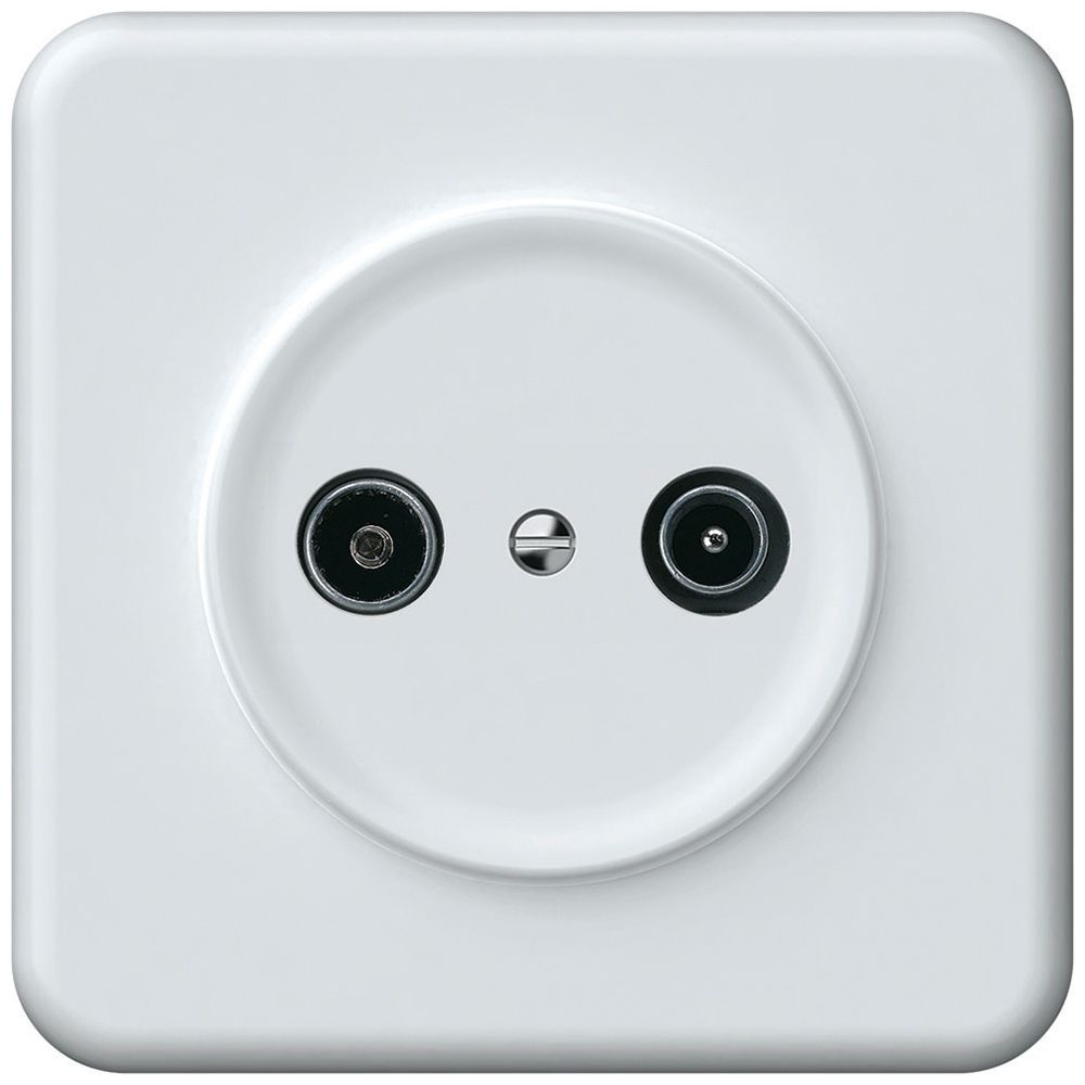 Prise antenne ENC TV-R origin prise de passage 18.5dB 1.7dB blanc