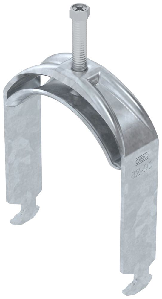 Fixation rapide BET 2056 pied à H métal 82…90mm 1×câble acier Zn-ch-im