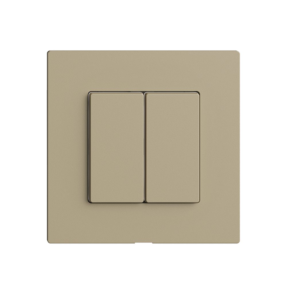 Bedienaufsatz zu Druckschalter 2K/2T Edue Wiser sand