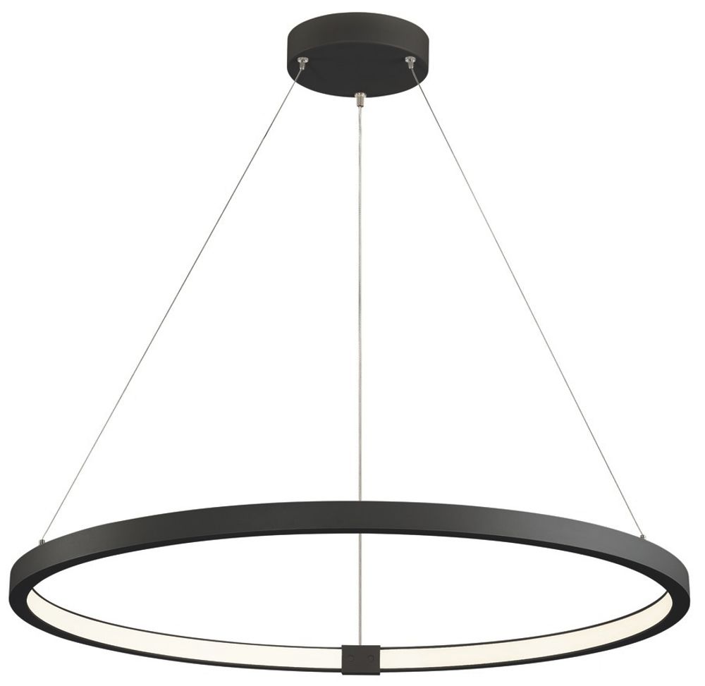 LED-Pendelleuchte SLV ONE 80 DALI 35W 2200lm 3000/4000K Ø800×30mm schwarz