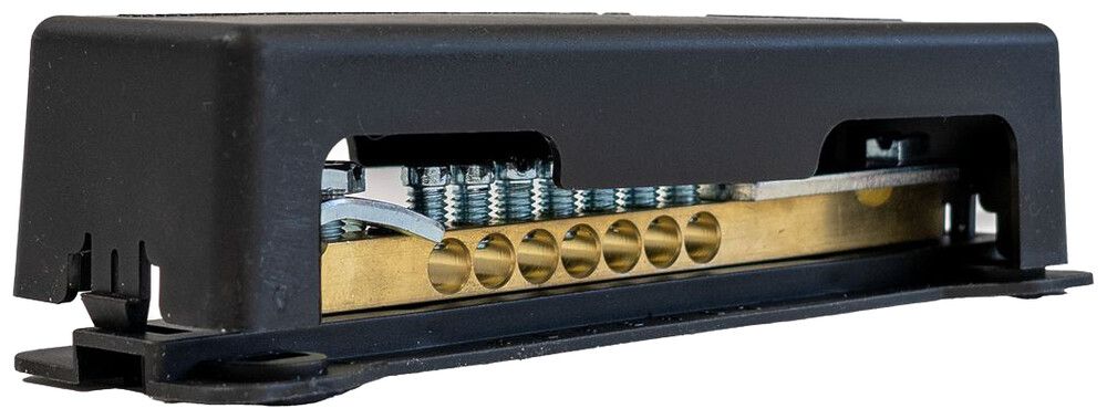 Potenzialausgleichschiene Plica Messing 188×52×44.5mm sz