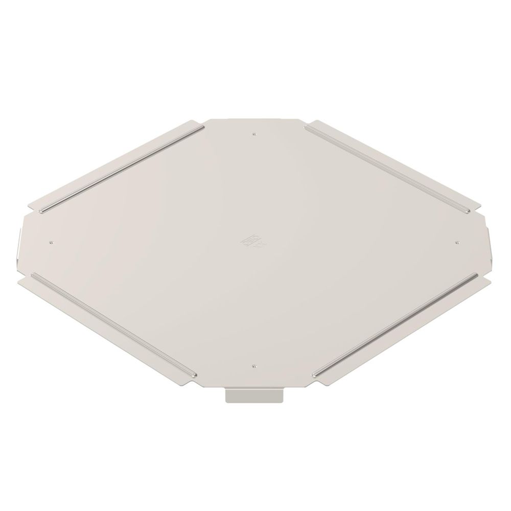 Coperchio BET RKD per pezzo a croce 200mm acciaio affinato A4 grezzo