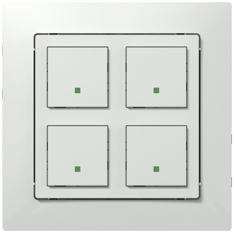 UP-Sensor/Dimmaktor ABB SIDUS free@home 2/1 weiss glänzend