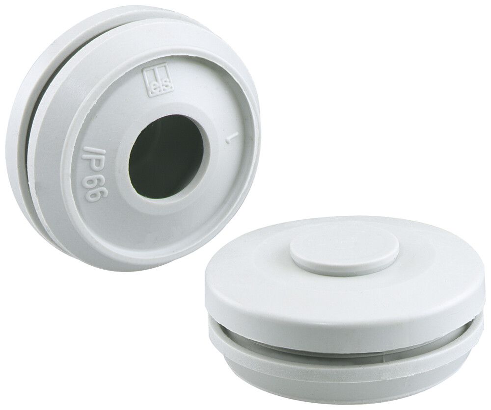 Raccord à double membrane Spelsberg DMS M40 TPE Ø46.5×18.6 Ø17…28mm IP66 blanc