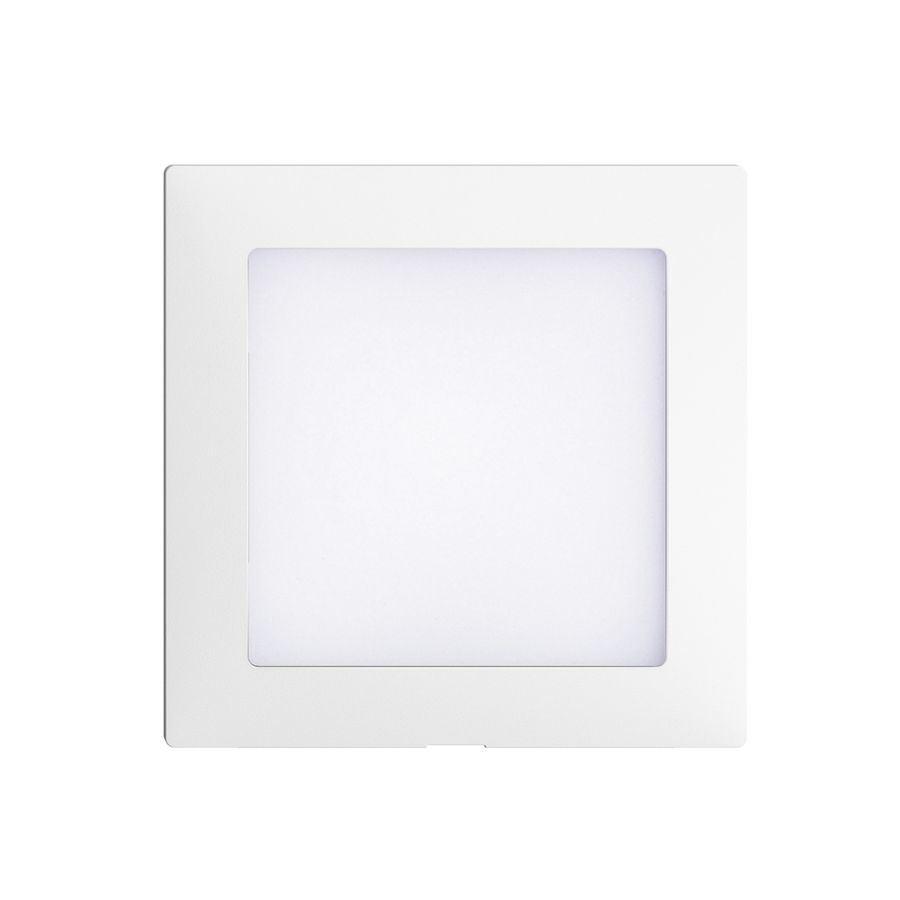 Frontset EDIZIOdue weiss 60×60mm für LED-Leuchte