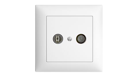 Breitbanddosen 2-Loch