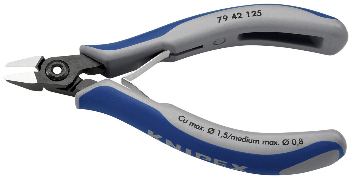 Tronchese KNIPEX 125mm, 64HRC, Ø0.1…1.5mm/Ø0.8mm