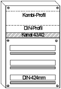 Centralino AP HAG 3R/72moduli 480×720×97mm