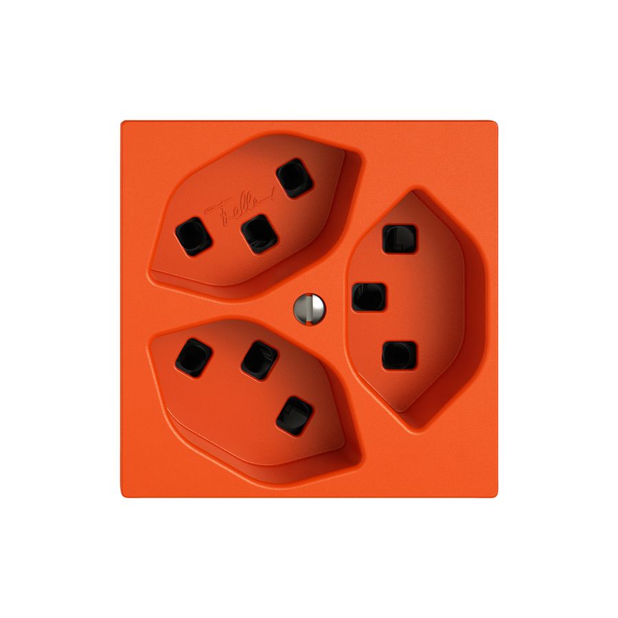 Steckdose EDIZIO.liv SNAPFIX® 3×T23 or