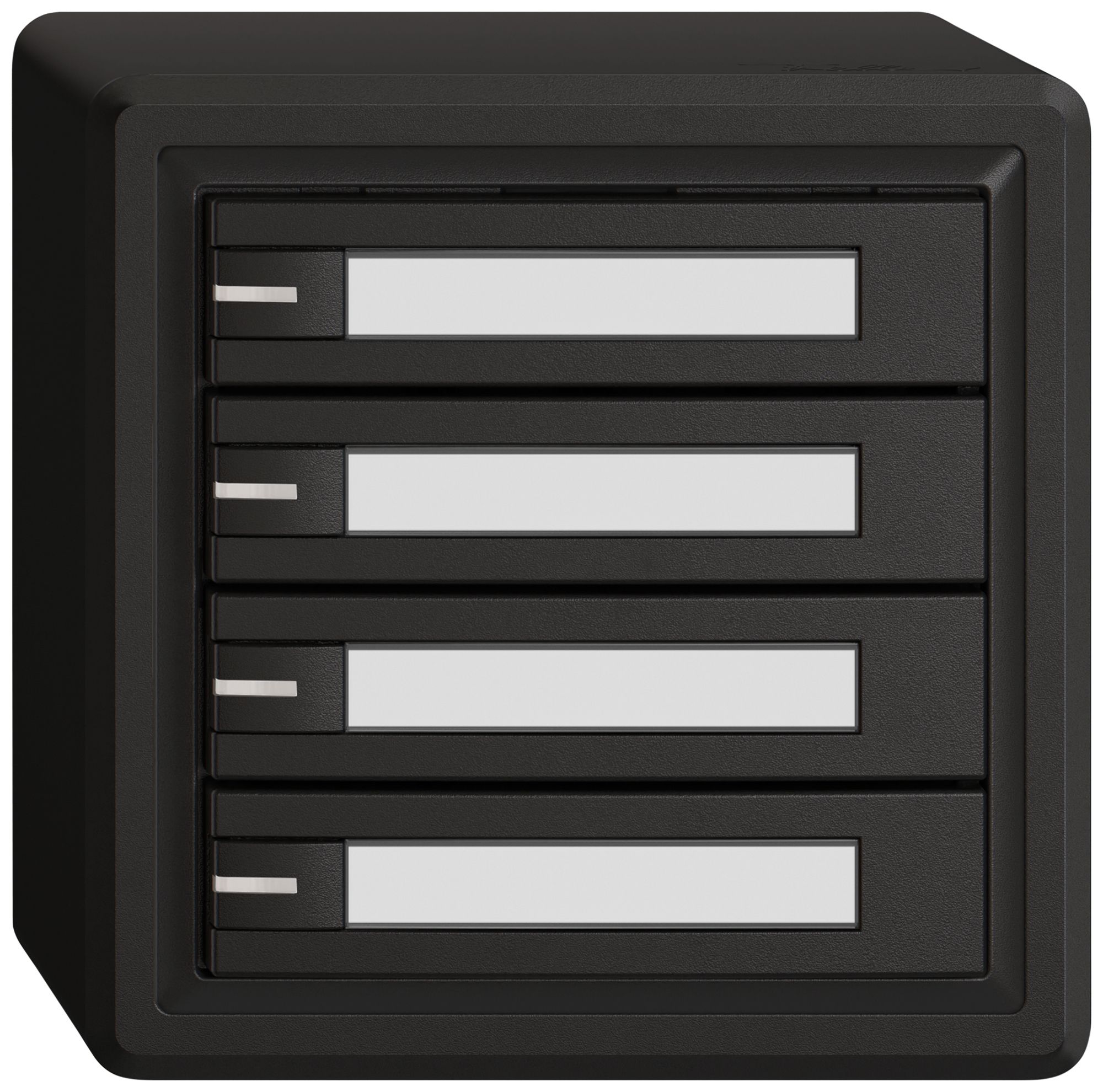 Pulsante universale AP EDIZIO.liv UNI SNAPFIX® 12…48V c.LED 4× com.1T targ.ne