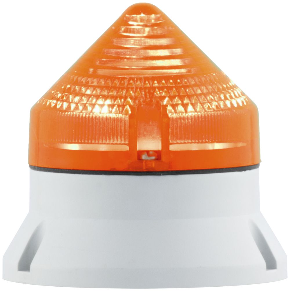 Blinkleuchte Hugentobler CTL600 orange 90/240V AC, IP54, Ø73.5×74.5mm