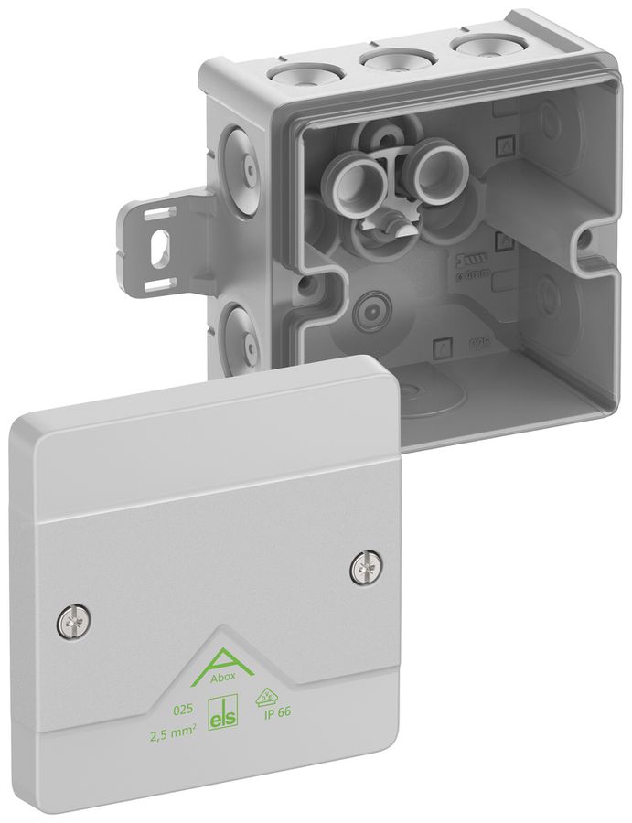 Scatola di derivazione AP Spelsberg Abox 025 AB-L 87×87×52mm IP66 gr