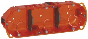 Einlasskasten BATIBOX 6/8 mod. Universal T=40mm orange