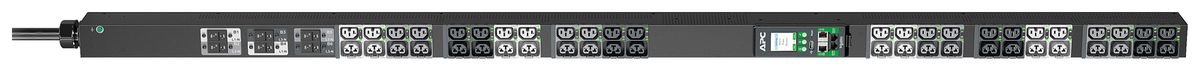 Prise multiple APC NetShelter 55×1780×75mm 24×C13 24×C19 Sw.Met.22.1kW 400V 32A