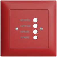 UP-Frontset EDIZIOdue berry 88×88mm für Türstation 1334.I