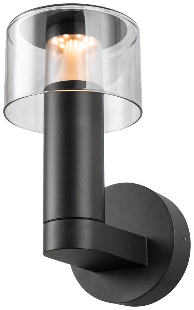 Applique LED SLV TAHA 10W 450lm 2200K IP65 REG indiretto Ø150mm nero