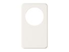 Abdeckplatte I-I 58mm+blind weiss