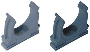 Klemmschelle Plica M32 hellgrau