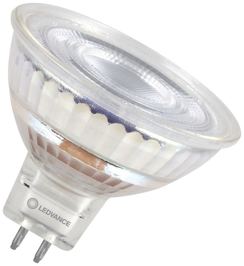 Lampe LED LEDVANCE GU5.3 3.8W 345lm 2700K Ø50×44mm MR16 clair 36°