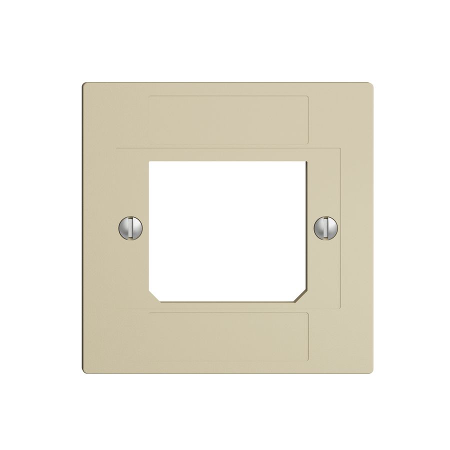 Frontplatte ITplus ADSL EDIZIOdue vanille, 3×RJ/1×T+T