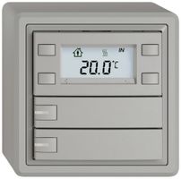 Pulsante RTH AP EDIZIO.liv SNAPFIX® c.RGB-LED 2×tasti com.1T grc