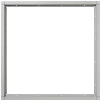 Cadre AP Siedle 16× 431×431×38mm argent