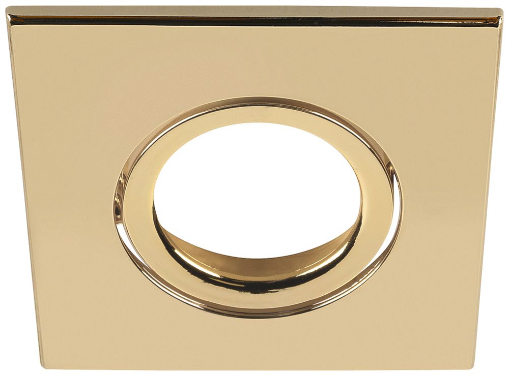 Abdeckring SLV UNIVERSAL IP20 Kunststoff 88×88×3.5mm Gold