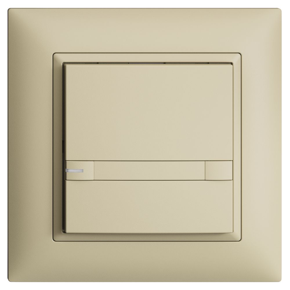 Poussoir KNX RGB ENC EDUE FMI, 250mW, a.LED RGB, papier, 1×pouss., C.2×T., van