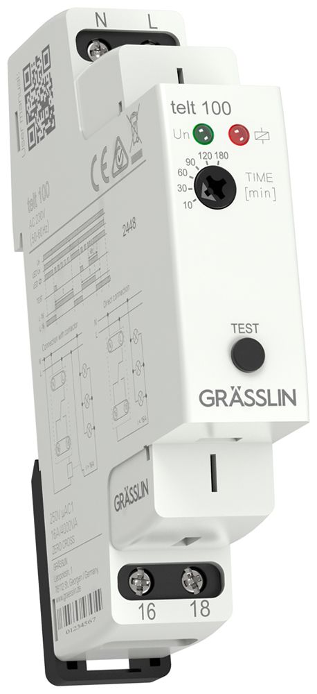 Relè a tempo AMD ELBRO telt 100 600…10800s 230V 24V 0.01A