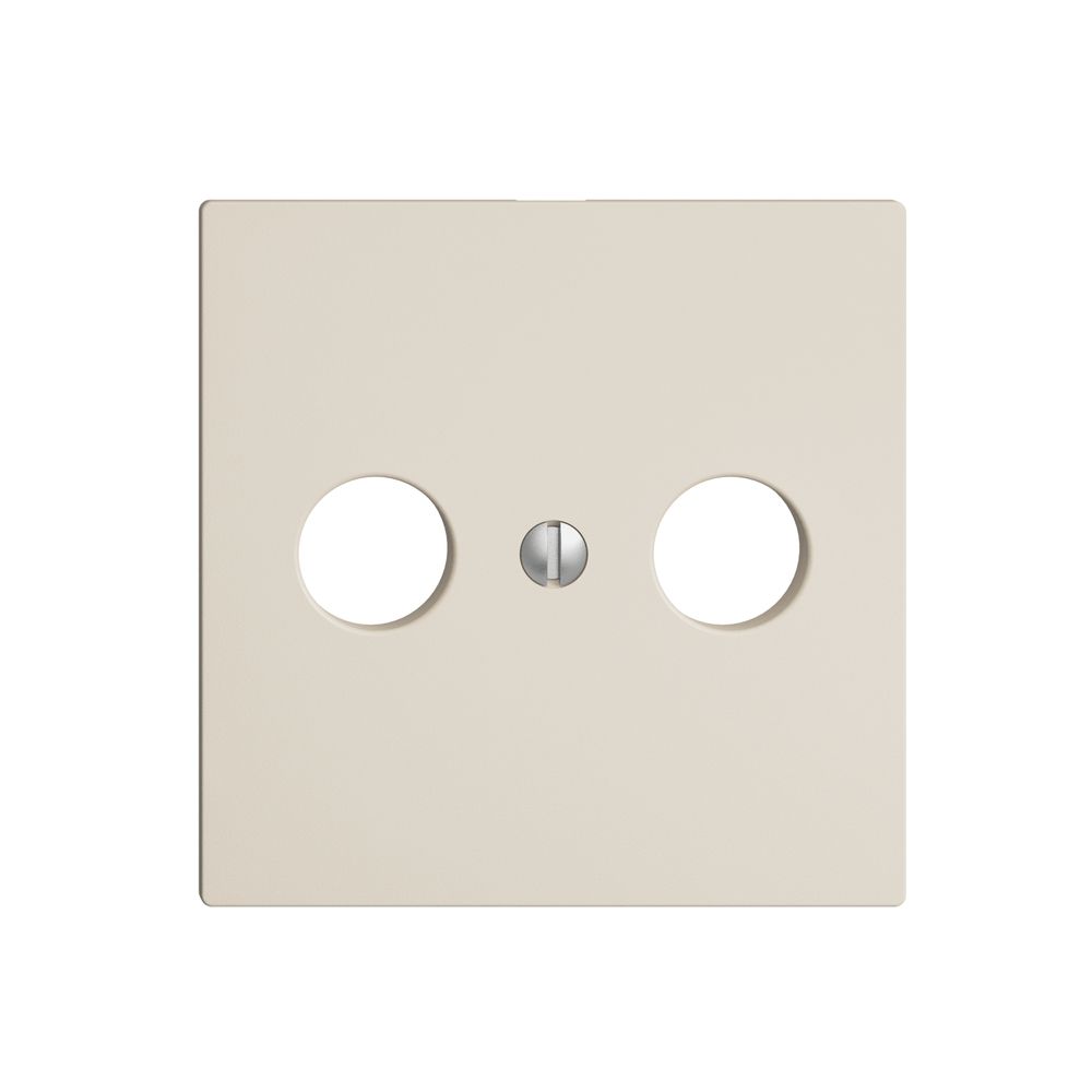 Placca frontale EDIZIOdue crema per R/TV