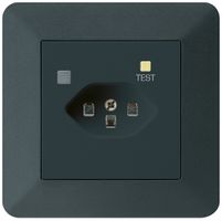 UP-Steckdose KTR T23 FI 30mA schwarz