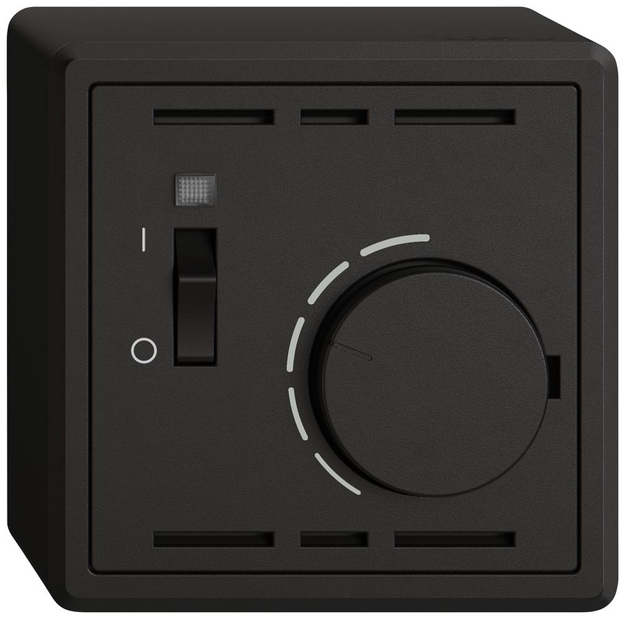 Termostato ambiente AP EDIZIO.liv SNAPFIX® con interruttore 230VAC 50Hz ne