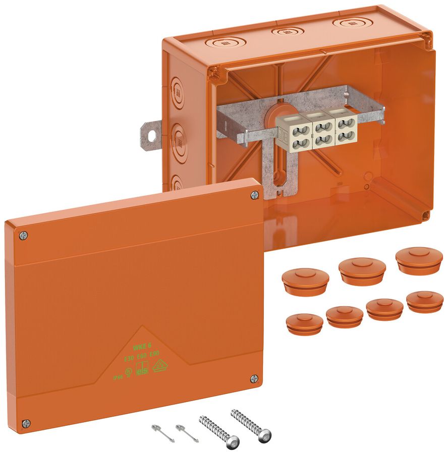 AP-Abzweigdose Spelsberg WKE 6 Duo 3×16mm² E90 250×200×120mm IP66 or