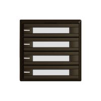 Pulsante universale EDIZIO.liv UNI SNAPFIX® c.LED RGB 4× com.2T targ.ma