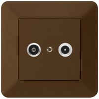 Prise antenne ENC kallysto.trend R/TV 19dB 2GHz brun