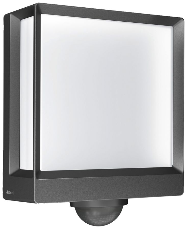 LED-Wandleuchte Steinel L 40 SC 12.9W 1057lm 3000K IP54 mit Sensor anthrazit