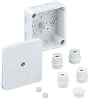Boîte dérivation AP WK 007 vide, 80×80×38mm
