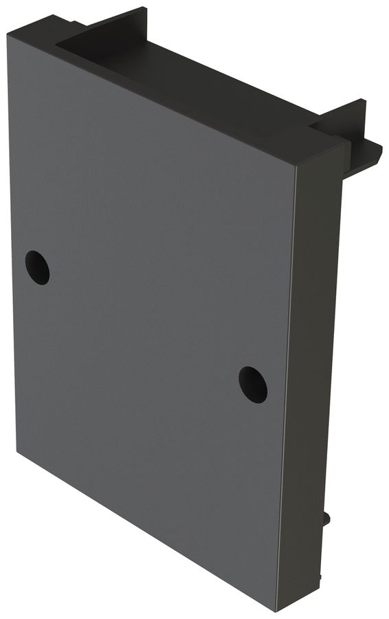 Cappa terminale DOTLUX CONNECT 74×58×9mm nero