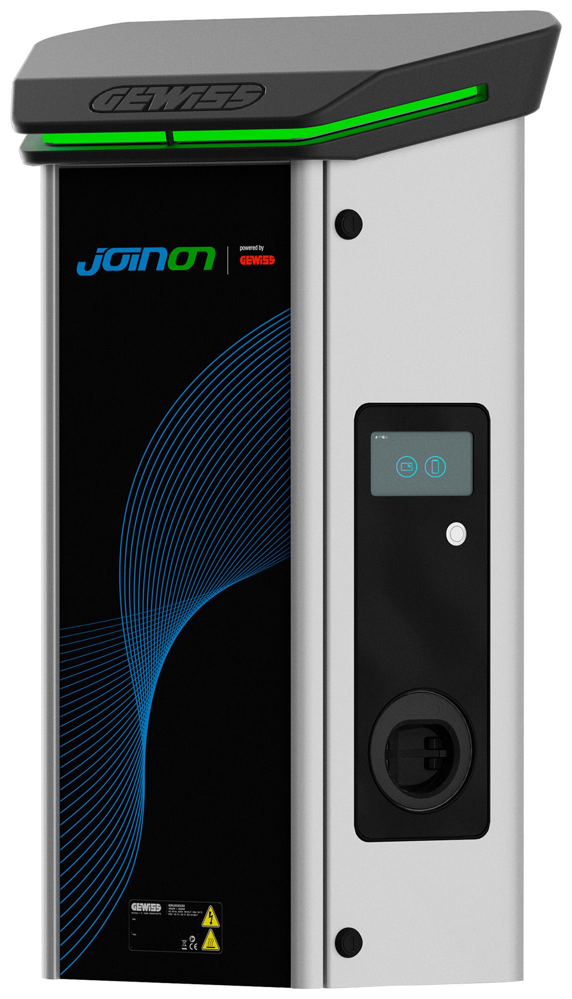 Ladestation Gewiss JOINON I-ON EVO 3-phasig 2×22kW 495×726×259mm